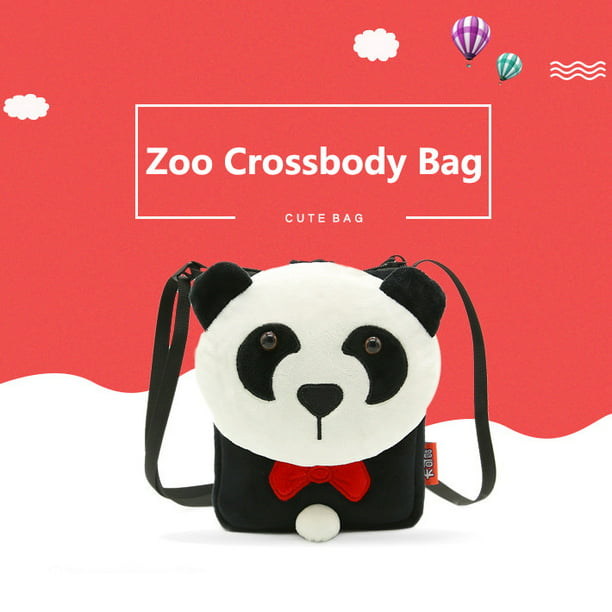 Kids Cartoon Panda Figure Coin Purse Mini Wallet Zipper Change Bag For Girls G